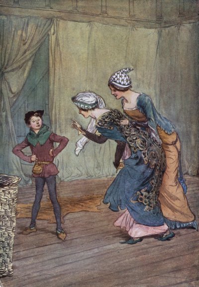 Illustrazione per Le allegre comari di Windsor da Hugh Thomson